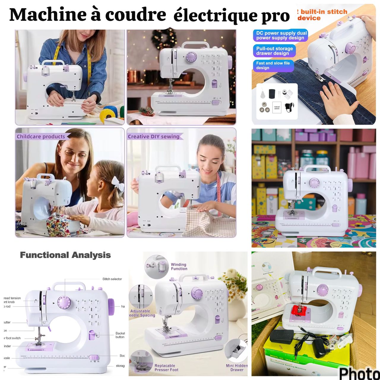 Machine à coudre électronique