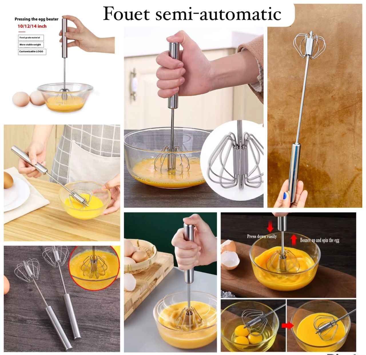 Fouet semi automatique