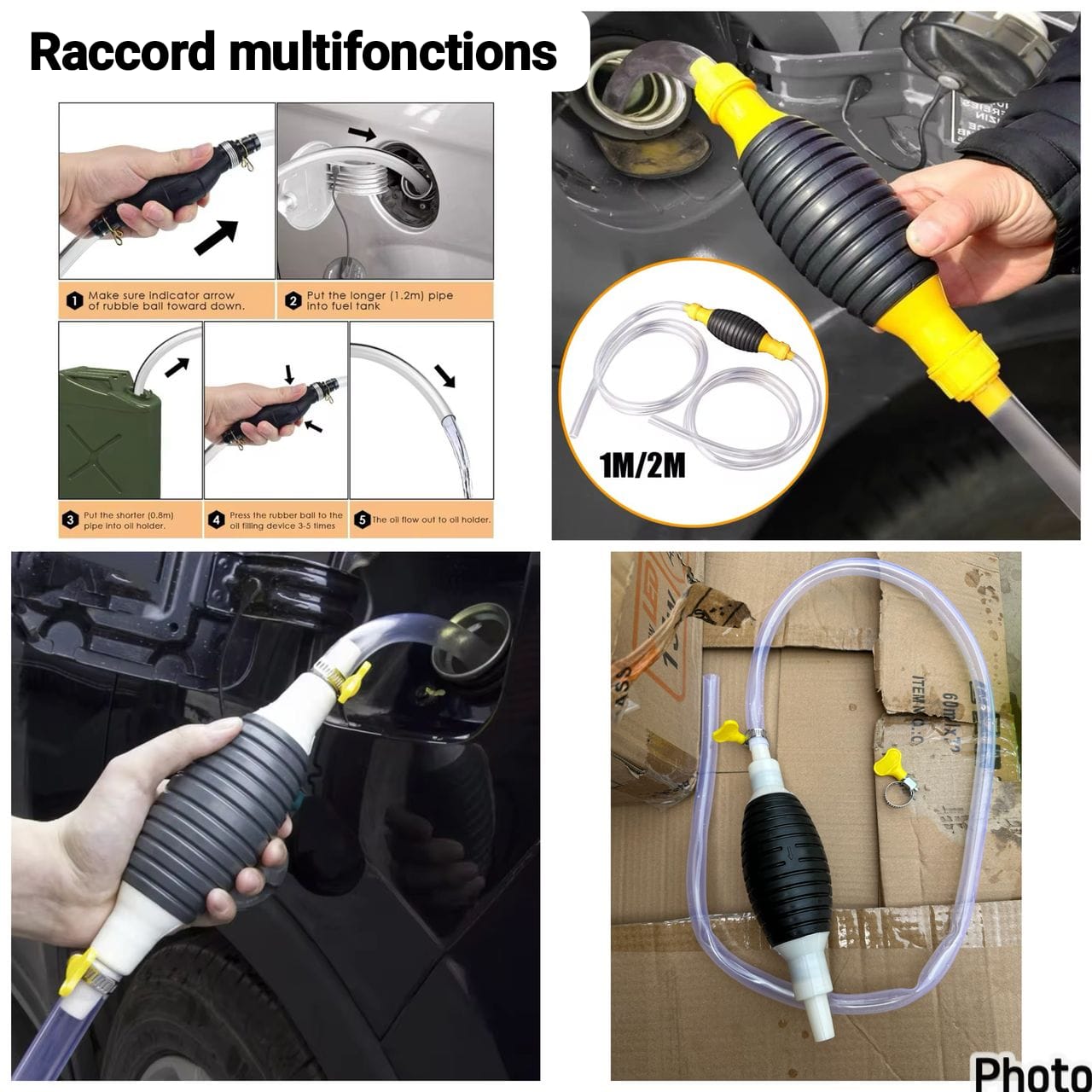 Raccord multifonction