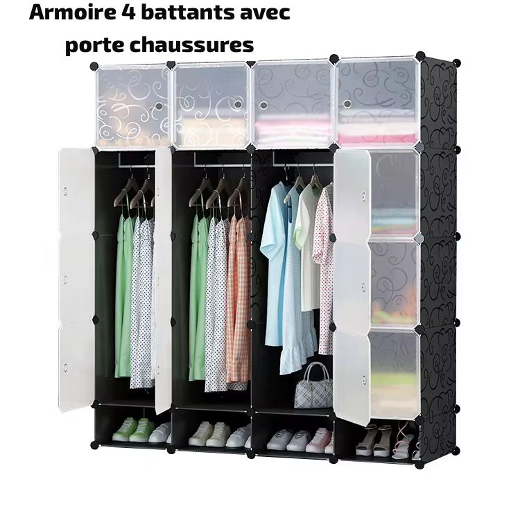 Armoire à 4 battants